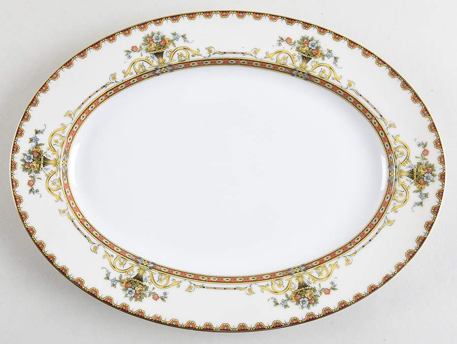Superba 11" Oval Serving Platter by Noritake-1