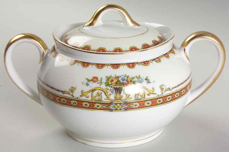 Superba Sugar Bowl & Lid by Noritake-1