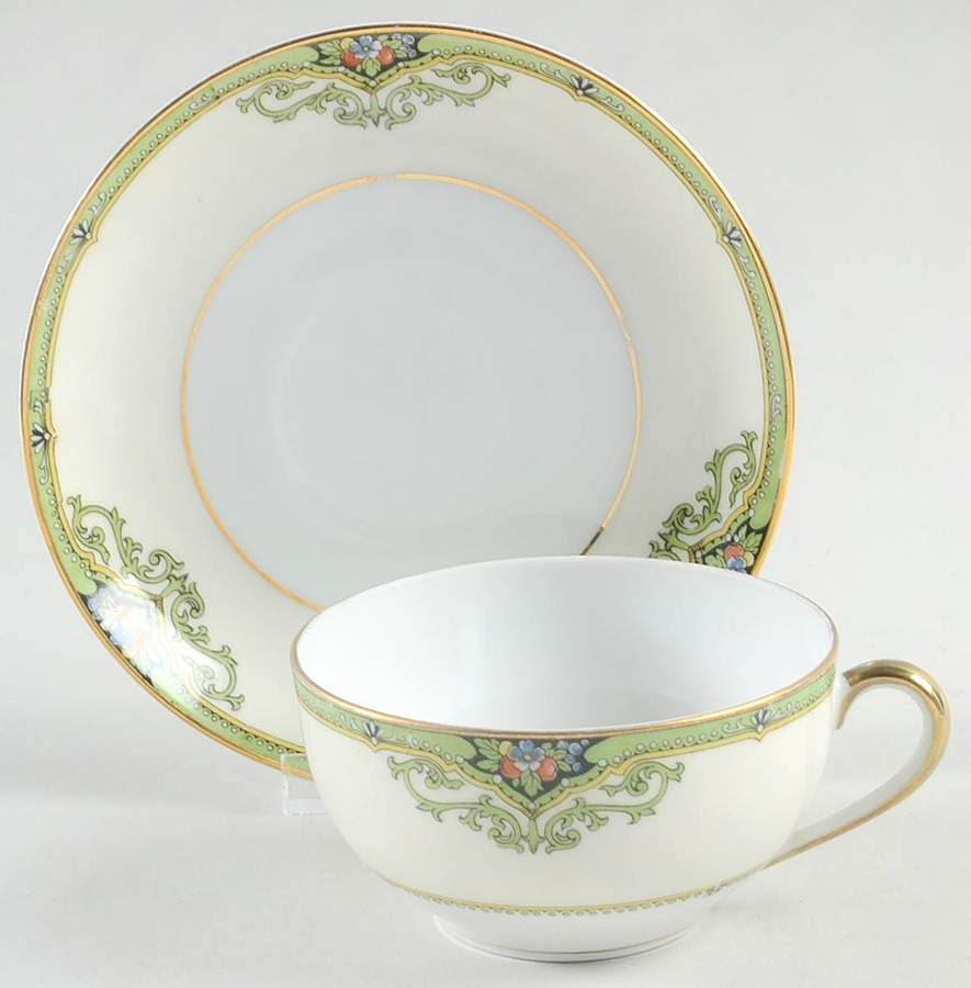 Surrey Flat Cup & Saucer Set by Noritake-1