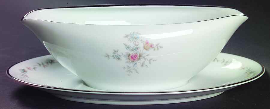 Susanna Gravy Boat with Attached Underplate by Noritake-1
