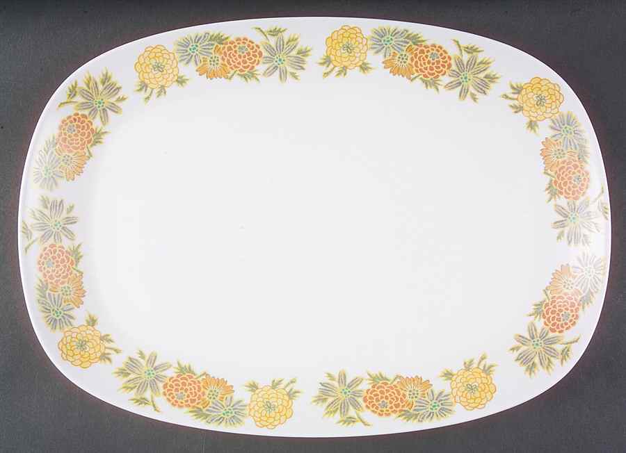 Sunny Side 15" Oval Serving Platter by Noritake-1