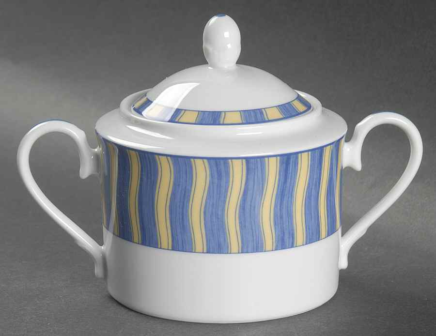 Summer Waves Sugar Bowl & Lid by Noritake-1