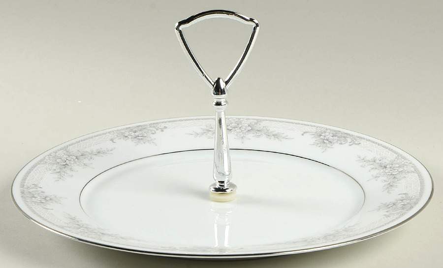 Sweet Leilani Round Serving Plate with Handle (DP) by Noritake-1