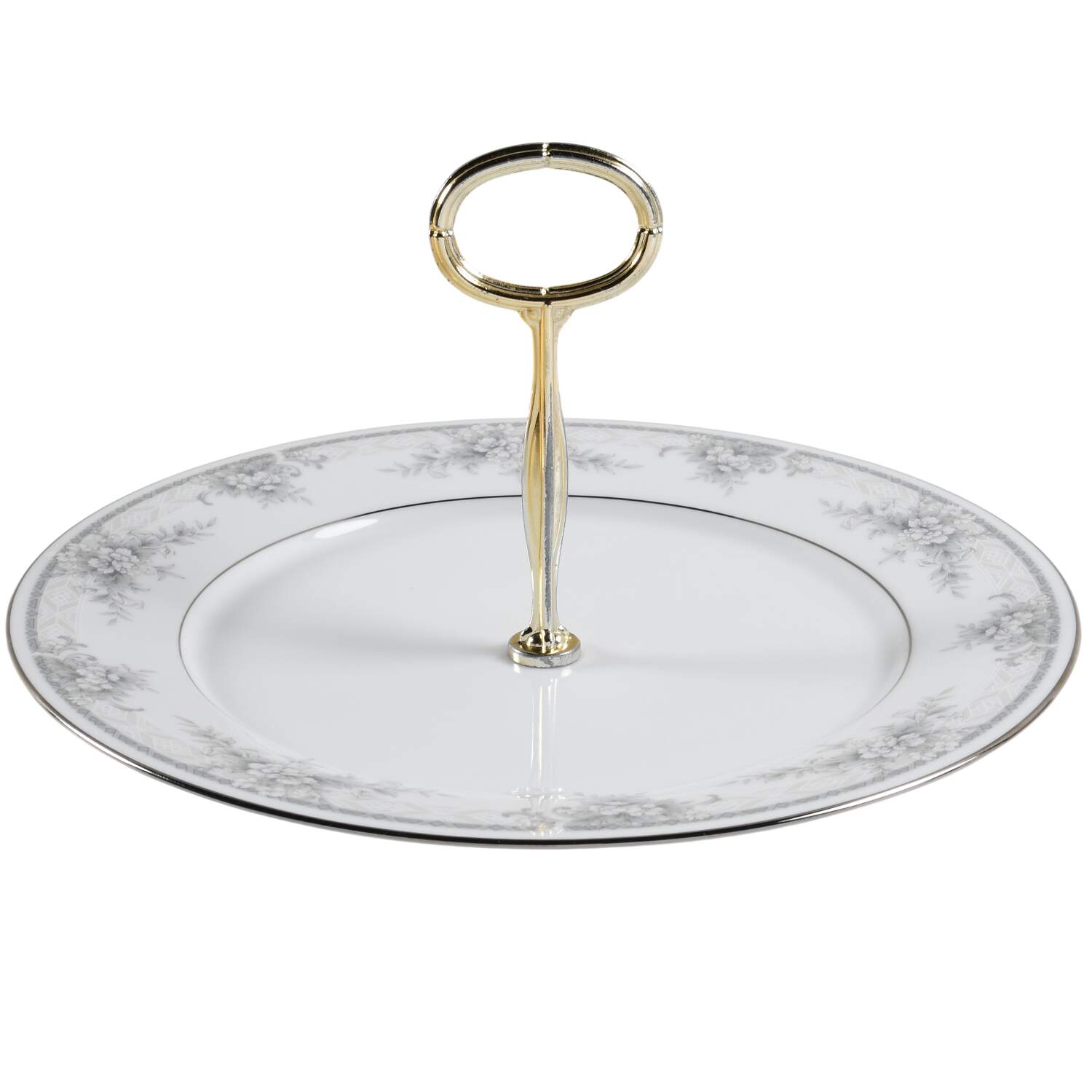 Sweet Leilani Round Serving Plate with Center Handle (Dp) Hc by Noritake-1