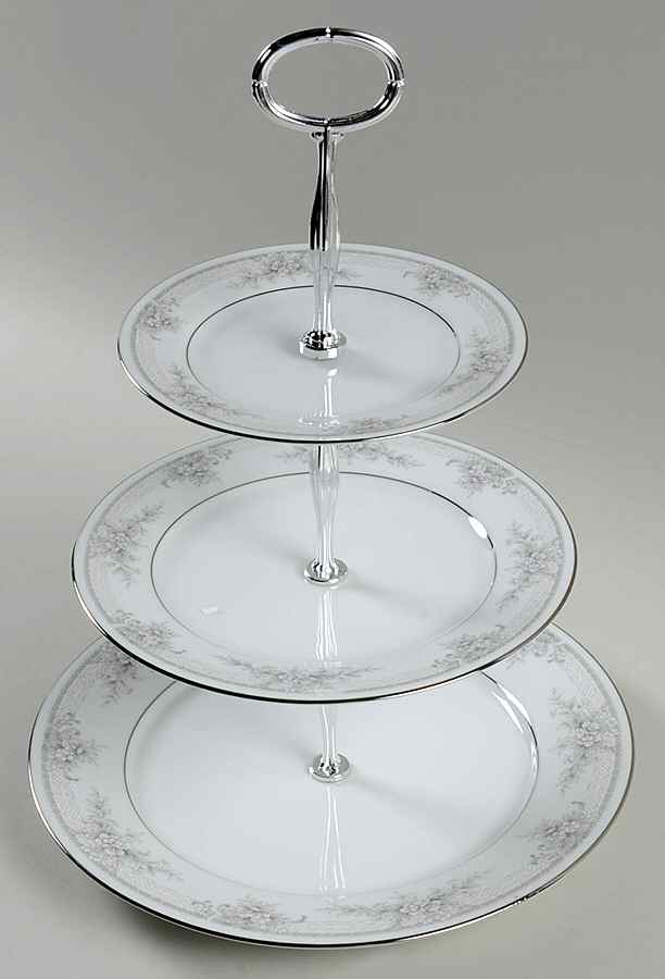 Sweet Leilani 13 7/8"-14 1/4" 3-Tiered Serving Tray(DP,SP,BB) HC by Noritake-1