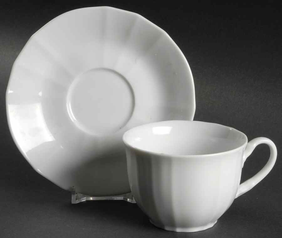 Swan Lake Flat Cup & Saucer Set by Noritake-1
