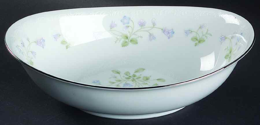 Sweet Violets 10" Oval Vegetable Bowl by Noritake-1