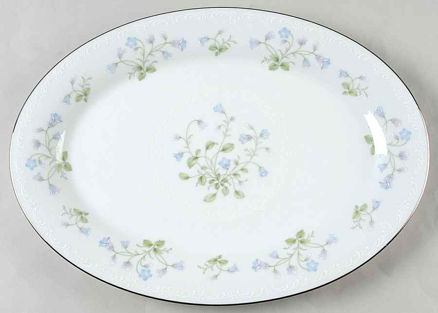 Sweet Violets 14" Oval Serving Platter by Noritake-1
