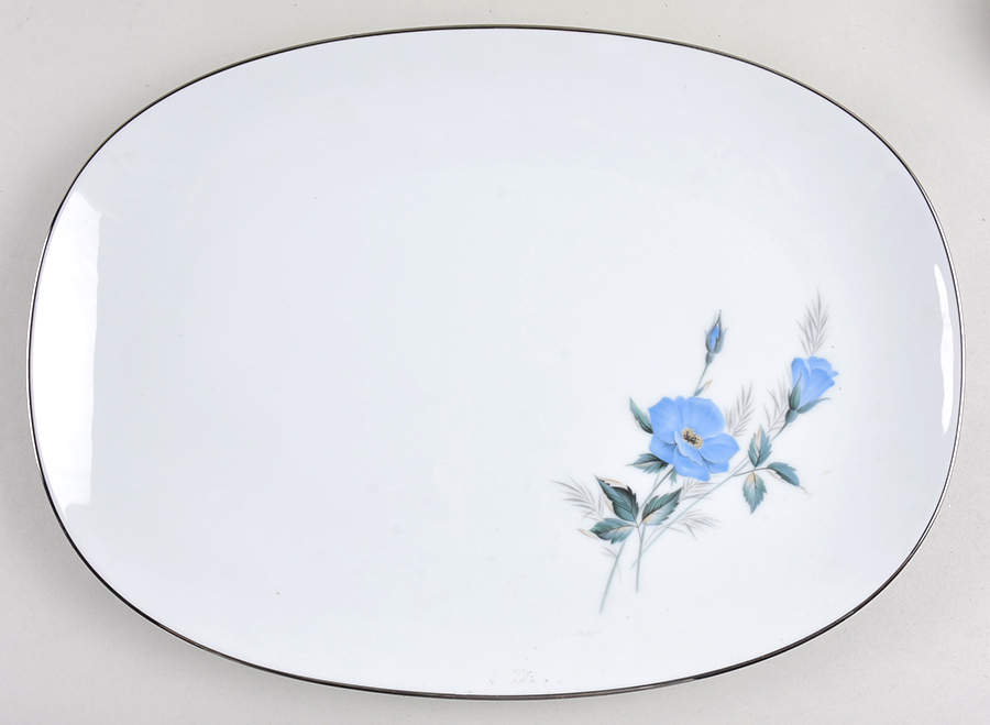 Sylvia 15" Oval Serving Platter by Noritake-1