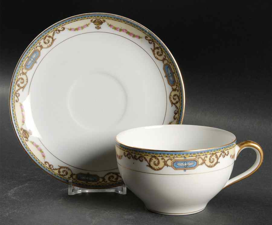 Sylvania Oversized Cup & Saucer Set by Noritake-1