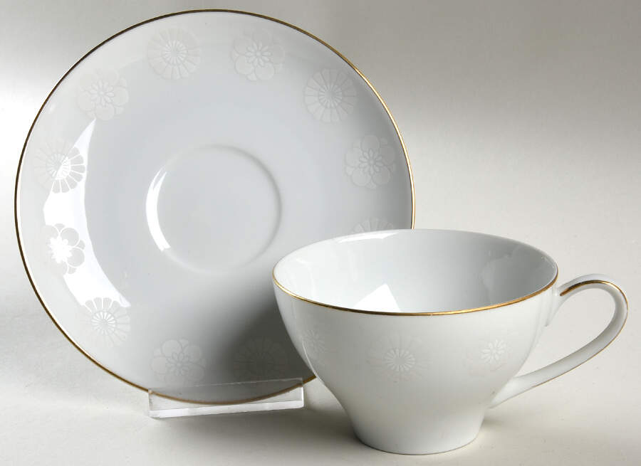 Sylvan Flat Cup & Saucer Set by Noritake-1
