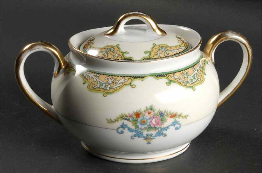 Sylvesta Sugar Bowl & Lid by Noritake-1