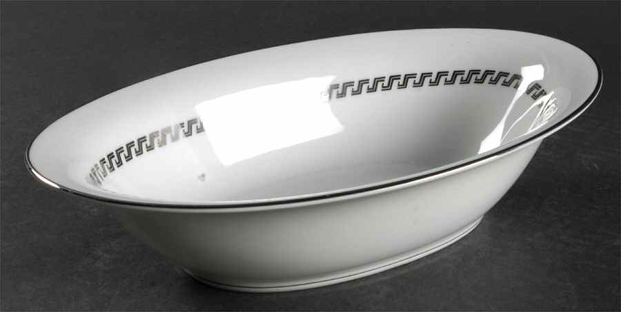 Sylvina 10" Oval Vegetable Bowl by Noritake-1