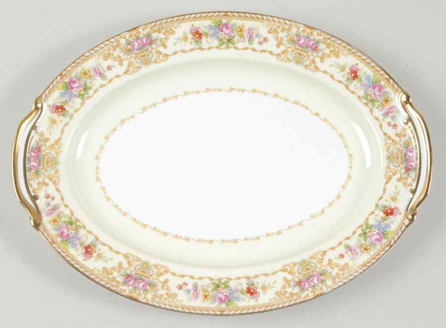 Symphony 11" Oval Serving Platter by Noritake-1