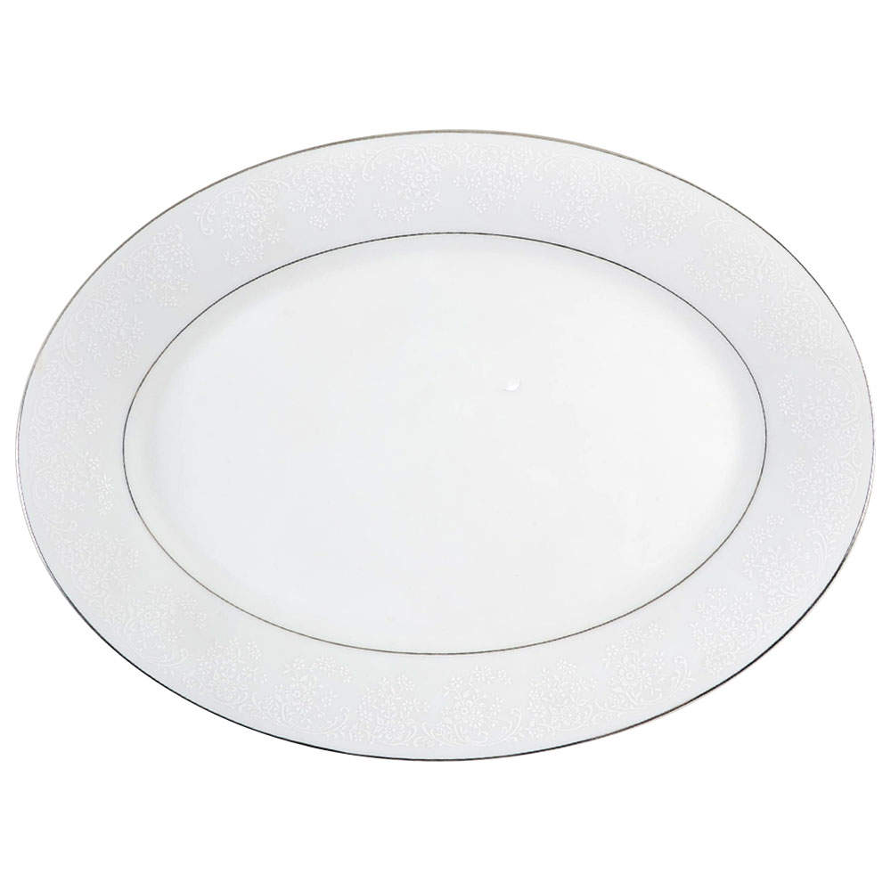 Tahoe 14" Oval Serving Platter by Noritake-1