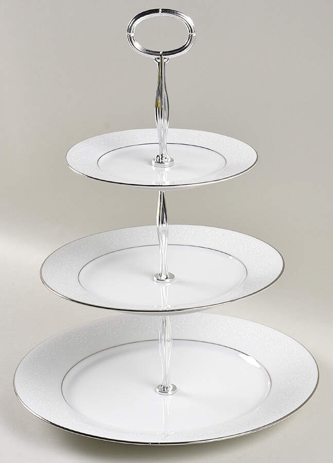 Tahoe 13 7/8"-14 1/4" 3-Tiered Serving Tray(DP,SP,BB) HC by Noritake-1