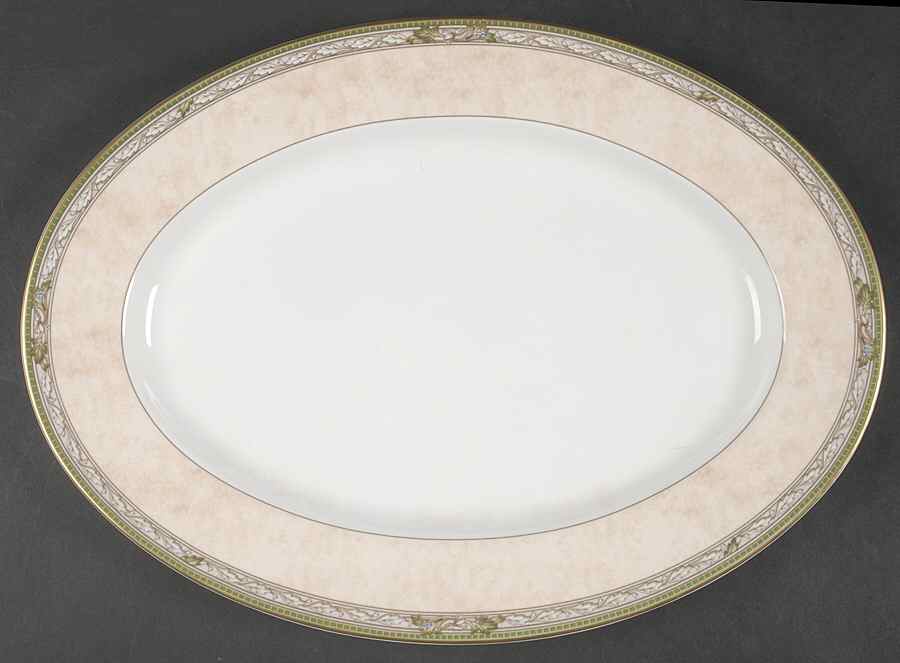 Talara 14" Oval Serving Platter by Noritake-1