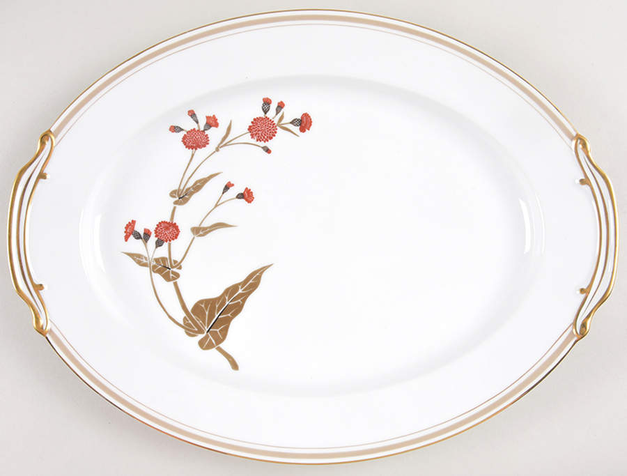 Tamara 13" Oval Serving Platter by Noritake-1