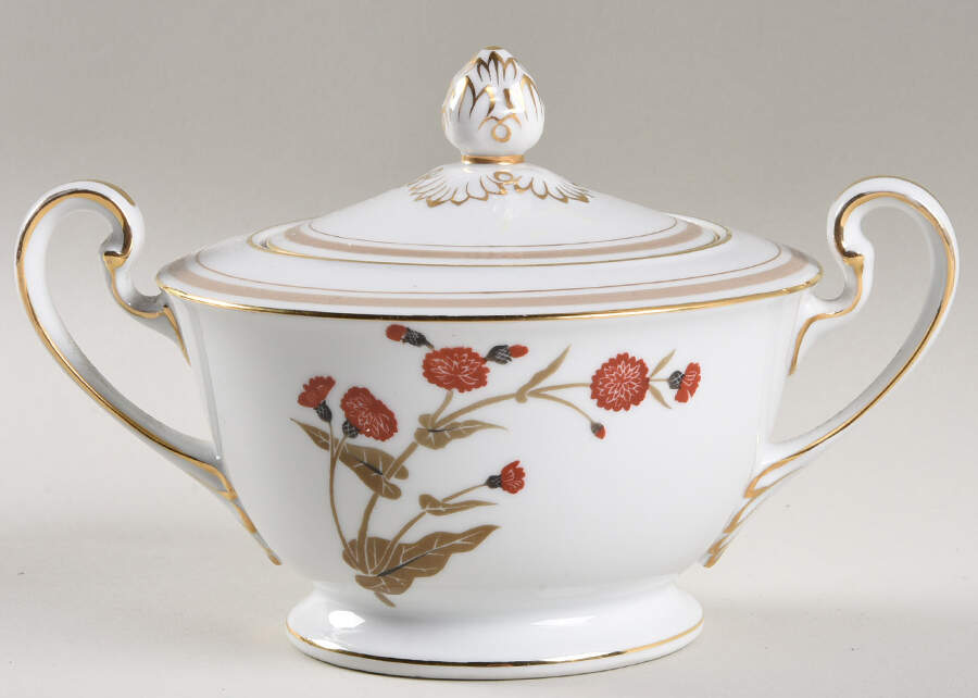 Tamara Sugar Bowl & Lid by Noritake-1