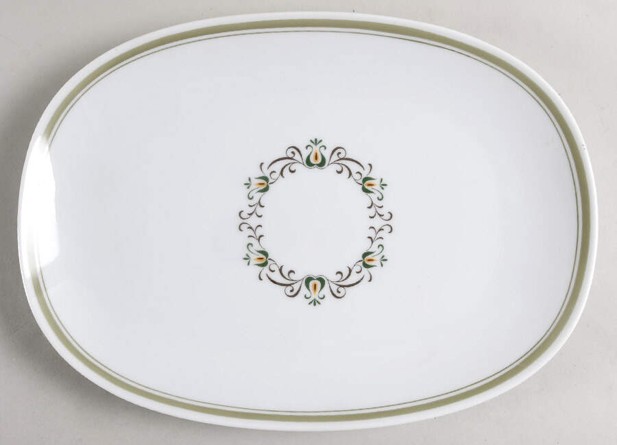 Tampa 11" Oval Serving Platter by Noritake-1