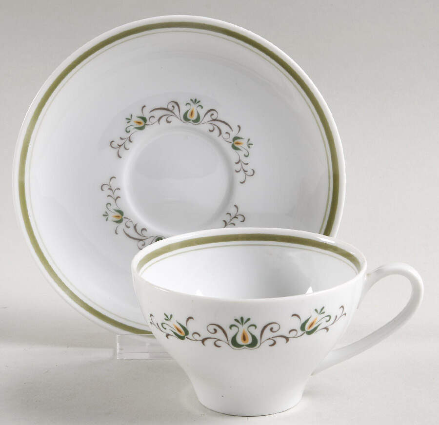 Tampa Flat Cup & Saucer Set by Noritake-1