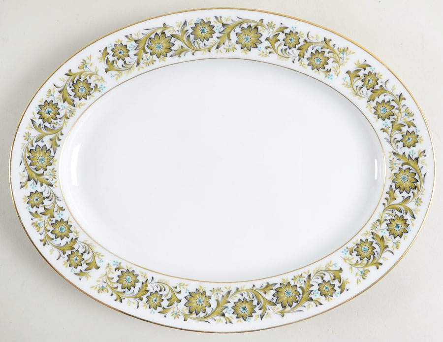 Tarantella 11" Oval Serving Platter by Noritake-1