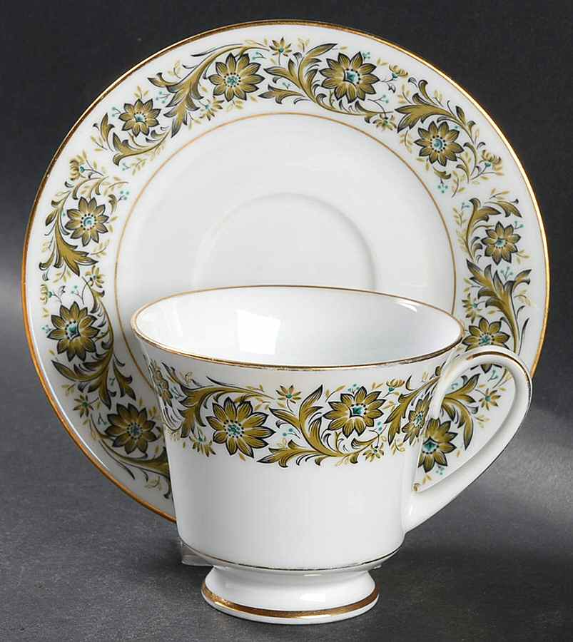 Tarantella Footed Cup & Saucer Set by Noritake-1