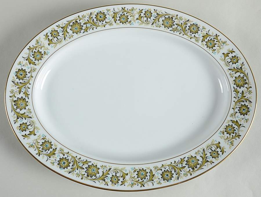 Tarantella 13" Oval Serving Platter by Noritake-1