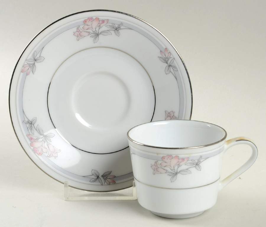 Tarkington Flat Demitasse Cup & Saucer Set by Noritake-1