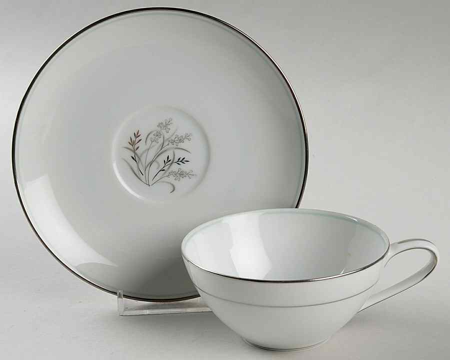 Taryn Flat Cup & Saucer Set by Noritake-1