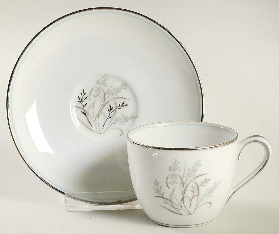 Taryn Flat Demitasse Cup & Saucer Set by Noritake-1