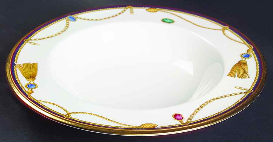 Tassel Rim Soup Bowl by Noritake-1