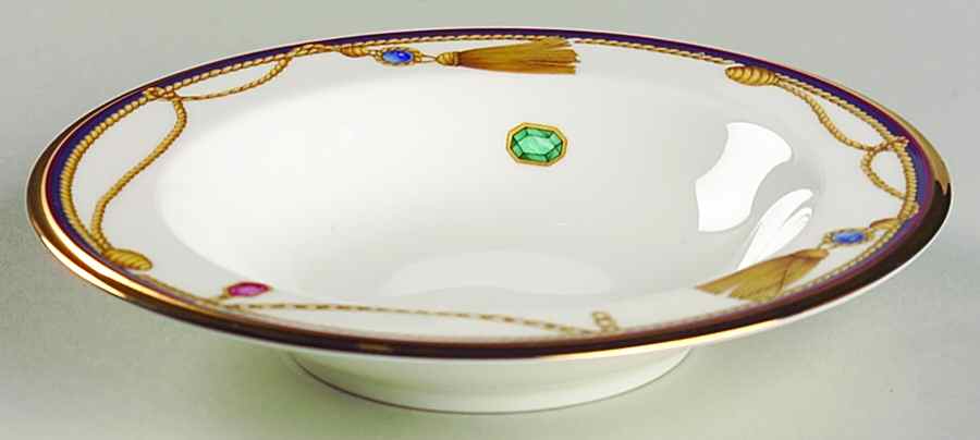 Tassel Rim Fruit/Dessert (Sauce) Bowl by Noritake-1