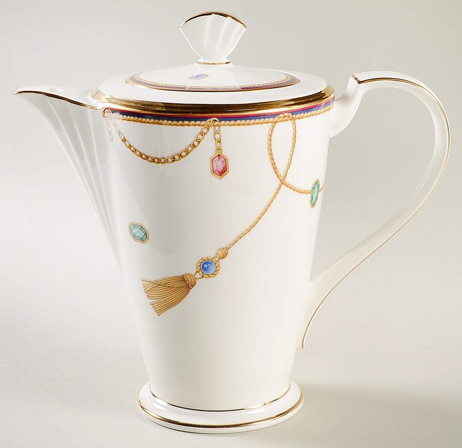 Tassel Coffee Pot & Lid by Noritake-1
