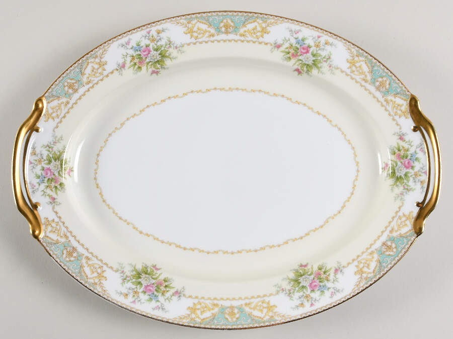 Tecla 13" Oval Serving Platter by Noritake-1