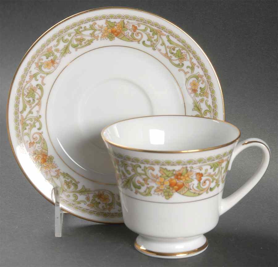 Teresa Footed Cup & Saucer Set by Noritake-1