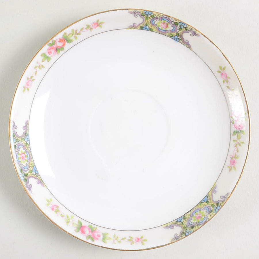 Thelma Bassett Saucer for Bouillon Cup by Noritake-1
