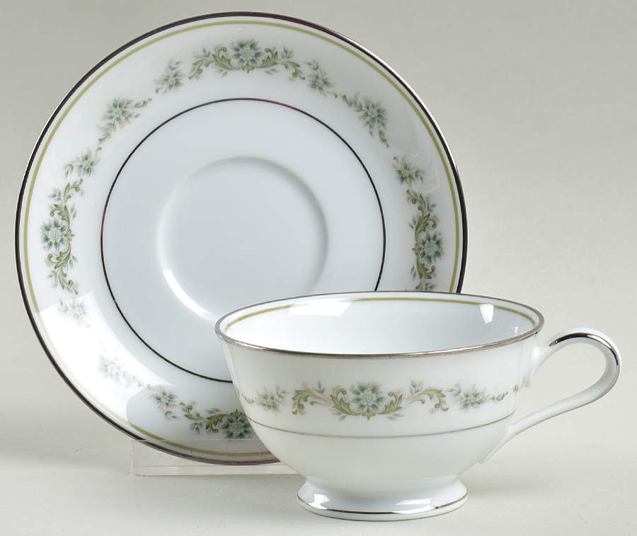 Thea Footed Cup & Saucer Set by Noritake-1