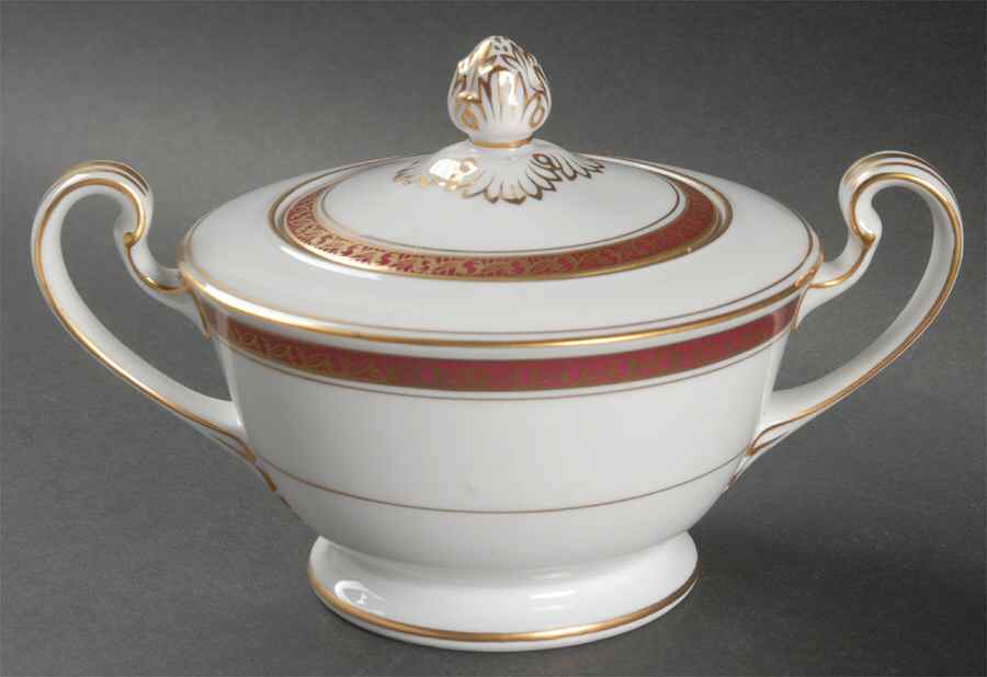Theresa Sugar Bowl & Lid by Noritake-1