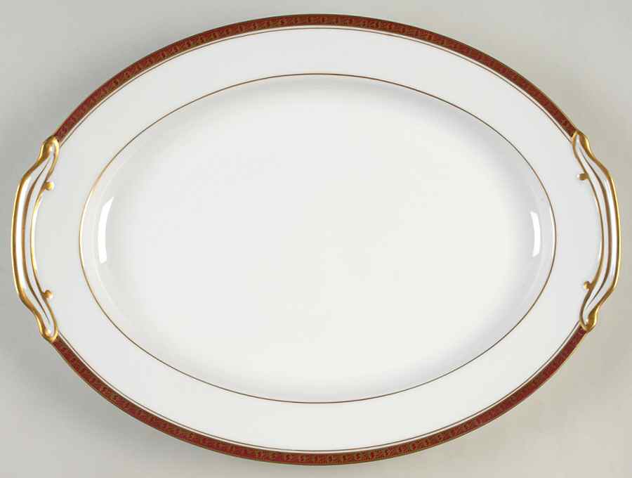 Theresa 16" Oval Serving Platter by Noritake-1