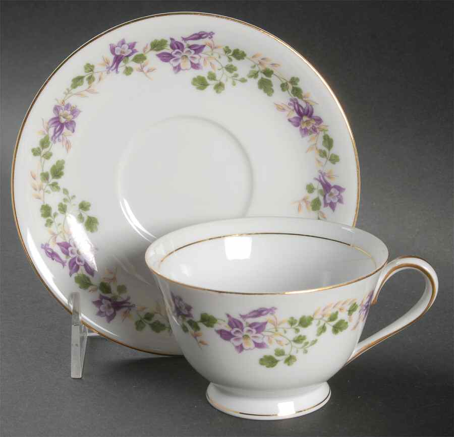 Therese Footed Cup & Saucer Set by Noritake-1