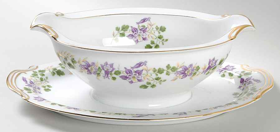 Therese Gravy Boat with Attached Underplate by Noritake-1