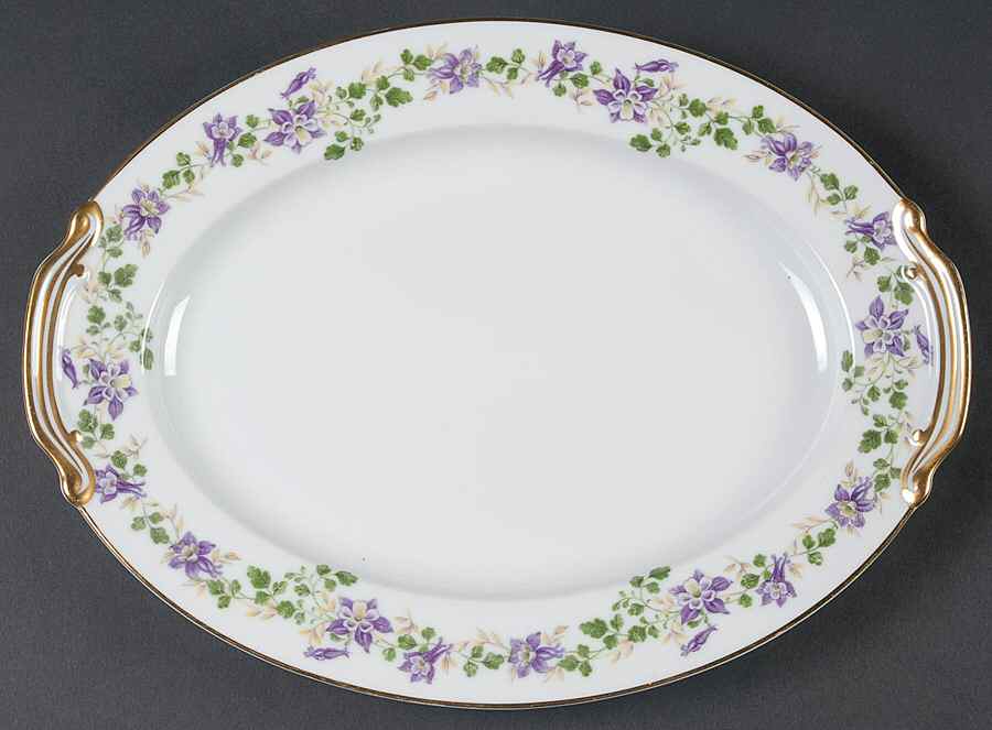 Therese 11" Oval Serving Platter by Noritake-1