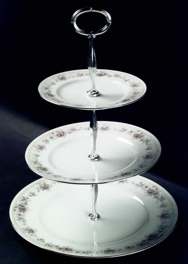 Thornton 13 7/8"-14 1/4" 3-Tiered Serving Tray(DP,SP,BB) HC by Noritake-1