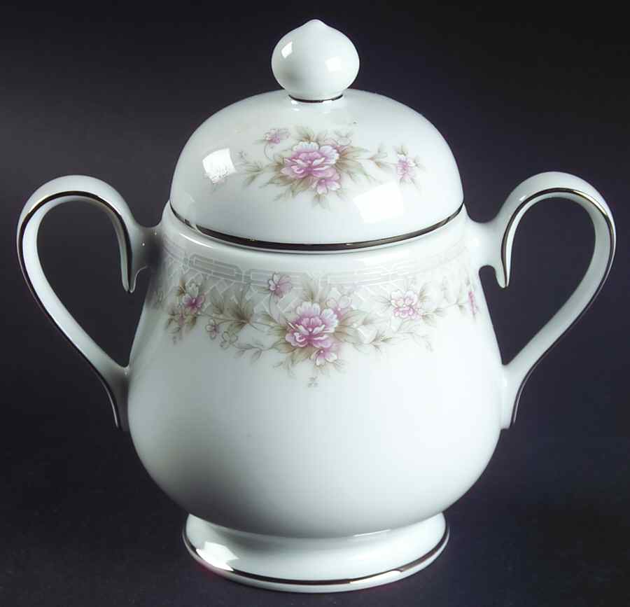 Thornton Sugar Bowl & Lid by Noritake-1