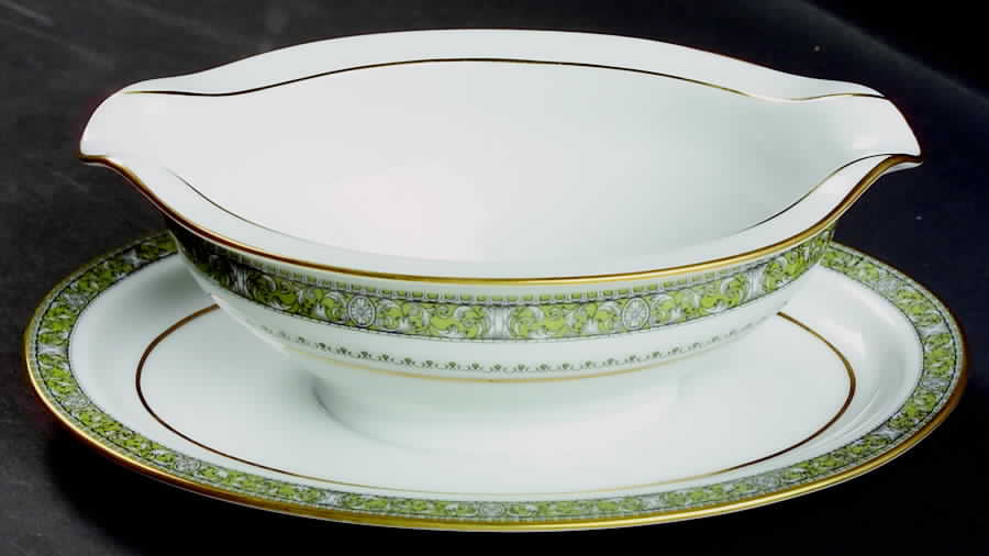 Thurston Gravy Boat with Attached Underplate by Noritake-1