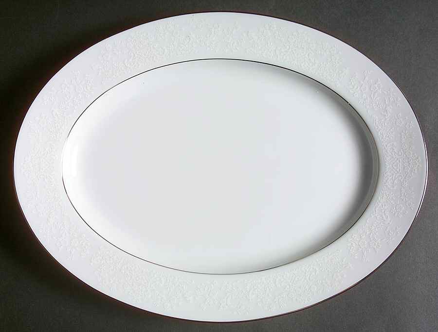 Thule (2020, 3082, P572) 11" Oval Serving Platter by Noritake-1