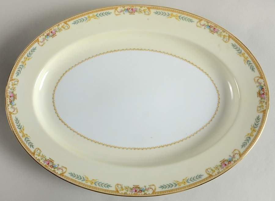 Tiara 16" Oval Serving Platter by Noritake-1