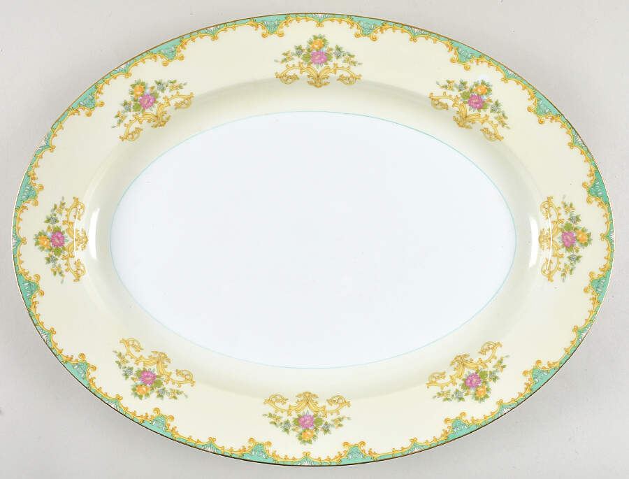 Tiffany 18" Oval Serving Platter by Noritake-1