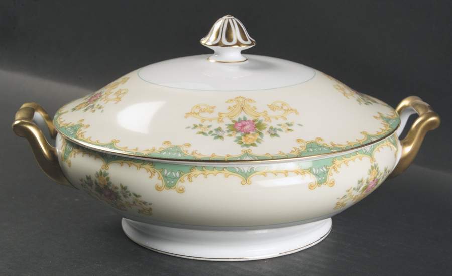 Tiffany Round Covered Vegetable by Noritake-1